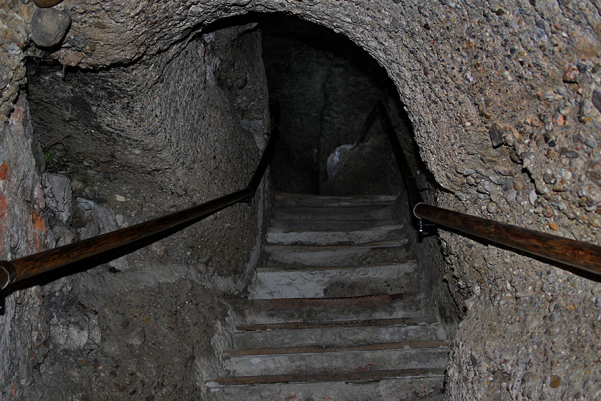 Salzburg. Die Katakomben.