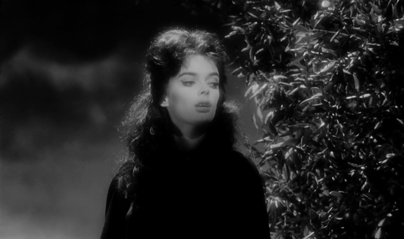 Barbara Steele in "La maschera del demonio" ("Mask of Satan", "Black Sunday", "Die Stunde, wenn Dracula kommt"), 1960, Regio Mario Bava.