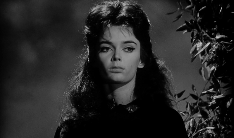 Barbara Steele in "La maschera del demonio" ("Mask of Satan", "Black Sunday", "Die Stunde, wenn Dracula kommt"), 1960, Regio Mario Bava.