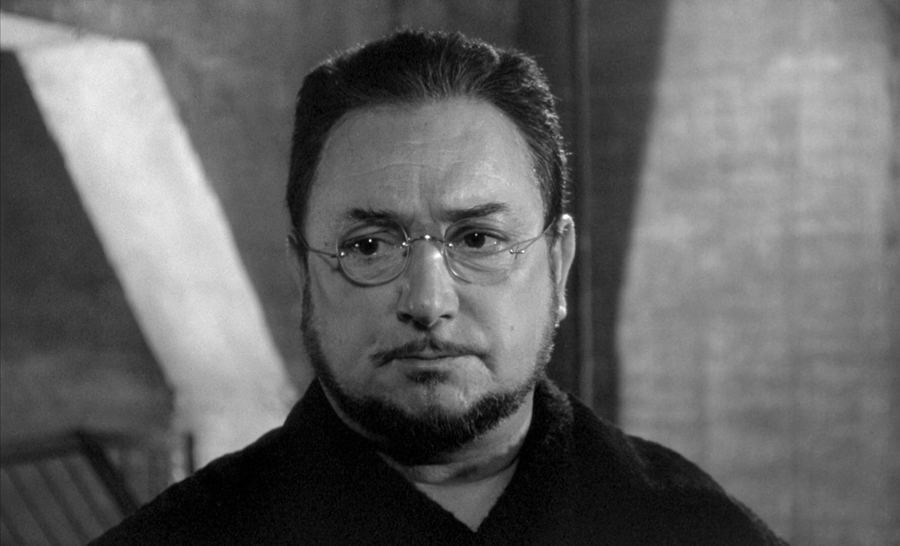 Pierre Brasseur in Les yeux sans visage, Eyes Without A Face, Augen ohne Gesicht, Frankreich 1960, Regie Georges Franju.