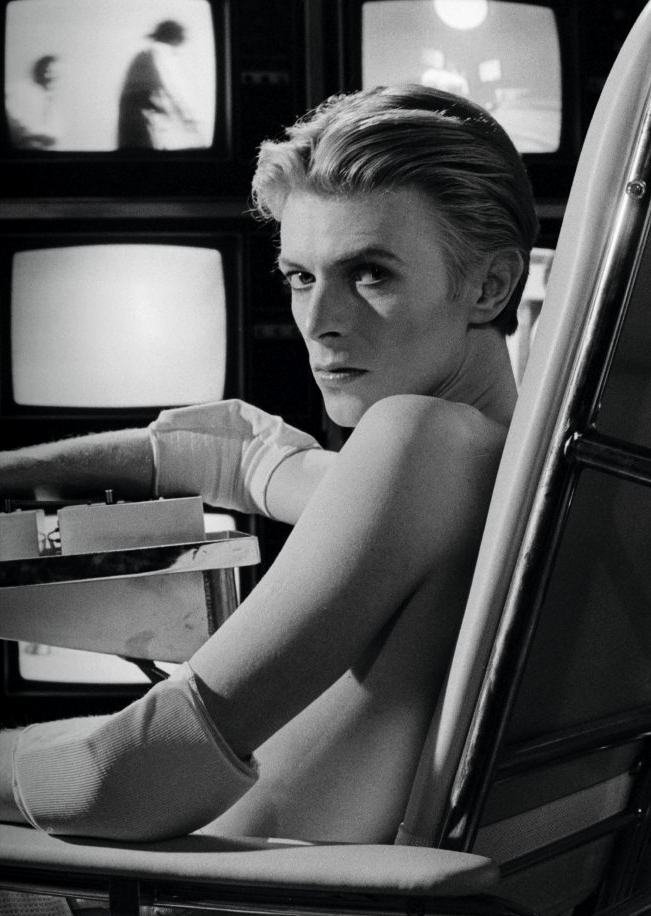David Bowie in "The Man Who Fell To Earth" ("Der Mann, der vom Himmel fiel"), Regie Nicolas Roeg.