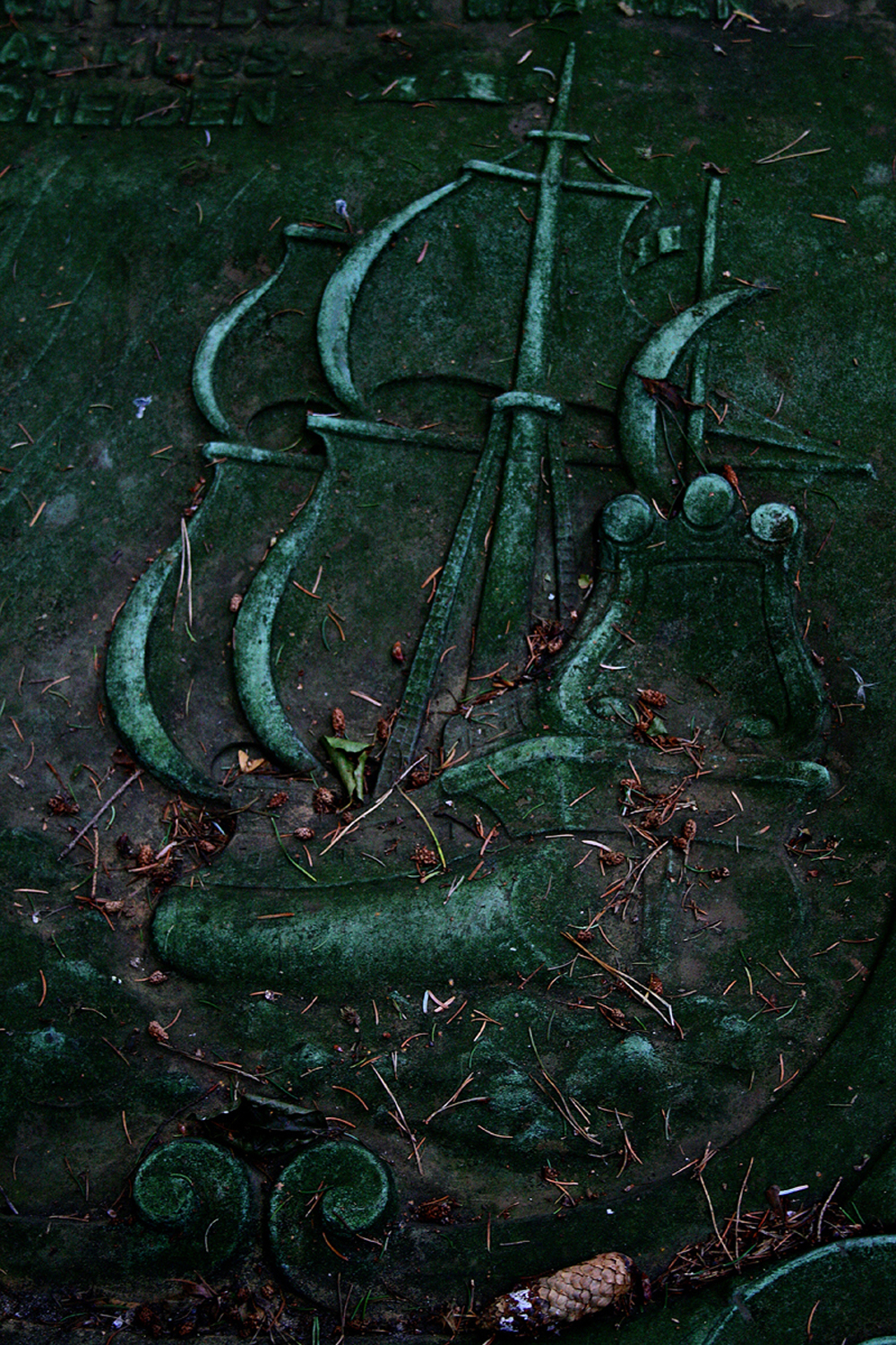 Friedhof Ohlsdorf, Hamburg. Ohlsdorf Cemetery.