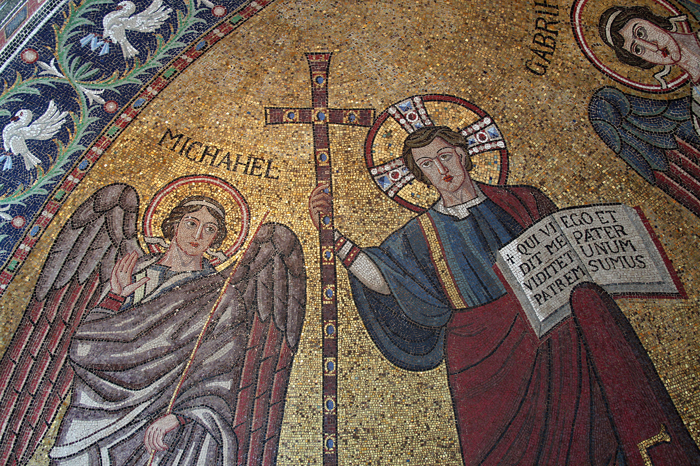 Bode-Museum Berlin. Apsismosaik aus Ravenna, 6. Jahrhundert. Foto von Christian Erdmann.