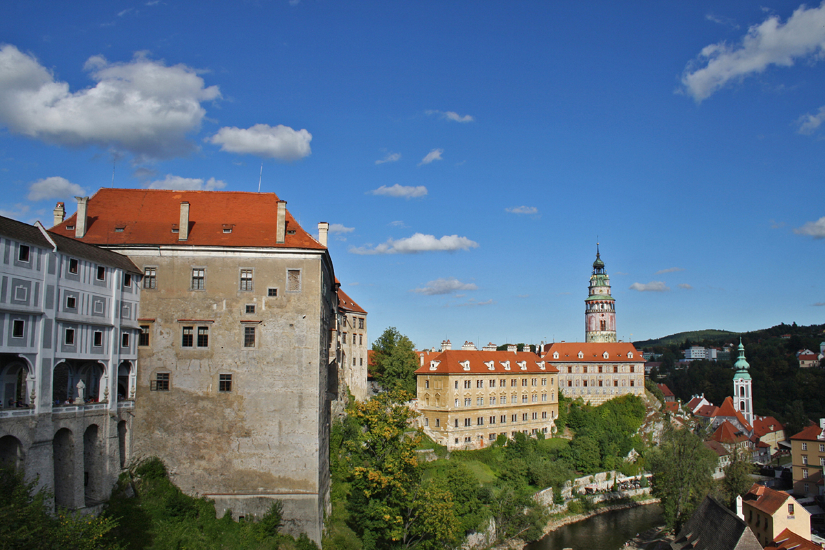 Cesky Krumlov. Krumau. Schloßanlage.