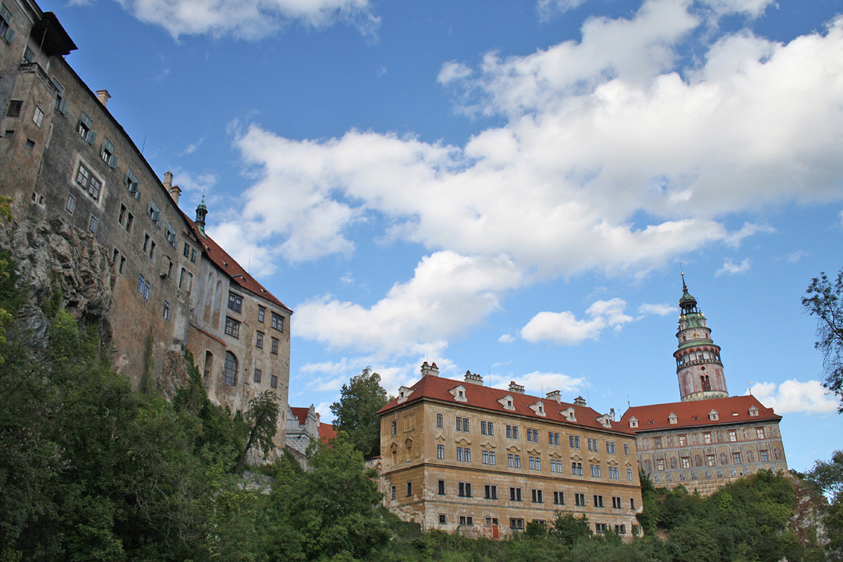 Cesky Krumlov. Krumau. Schloßanlage.