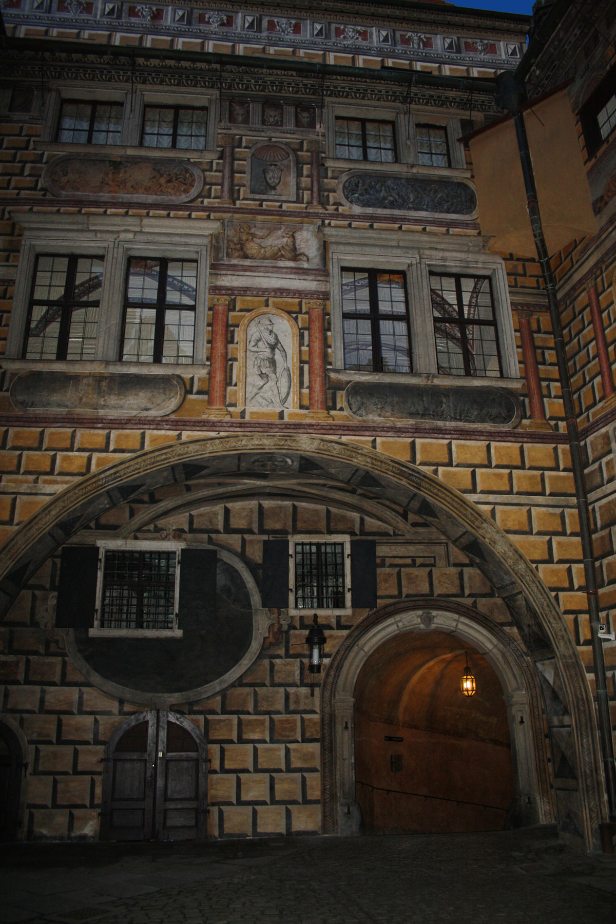 Cesky Krumlov. Krumau. Schloß.