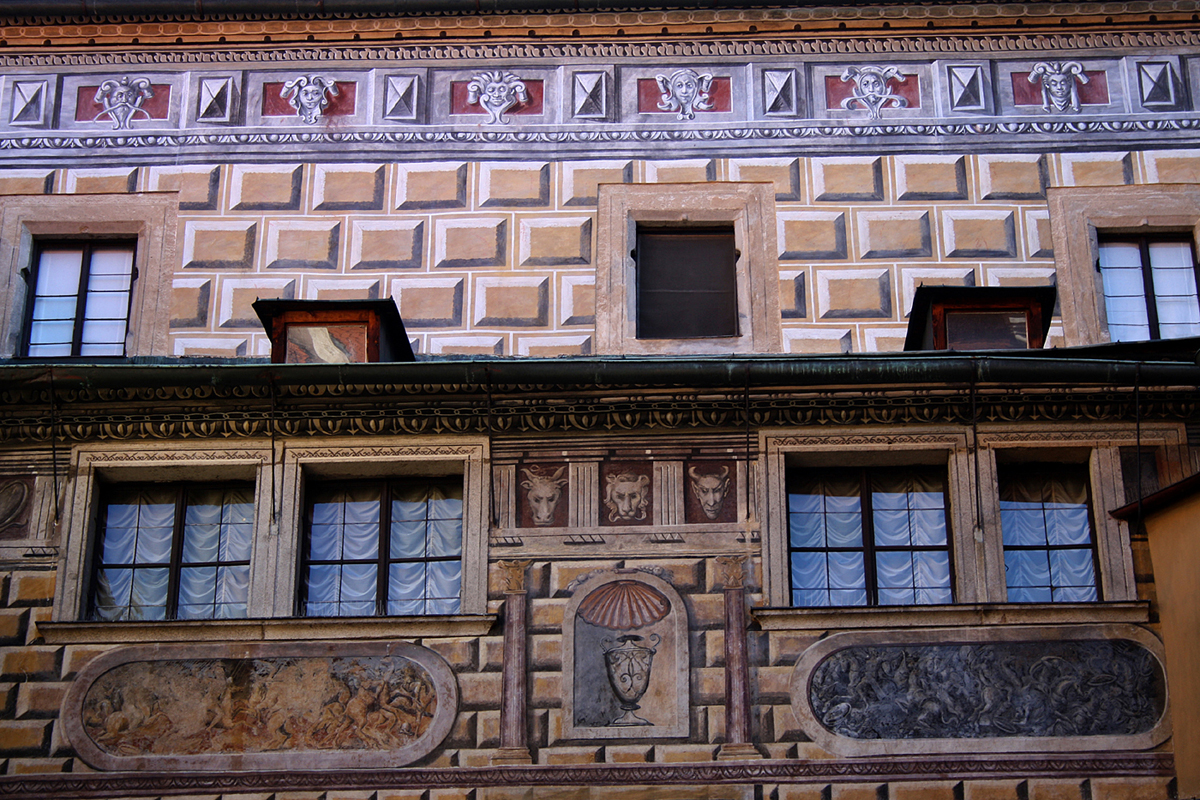 Cesky Krumlov. Krumau. III. Schloßhof.