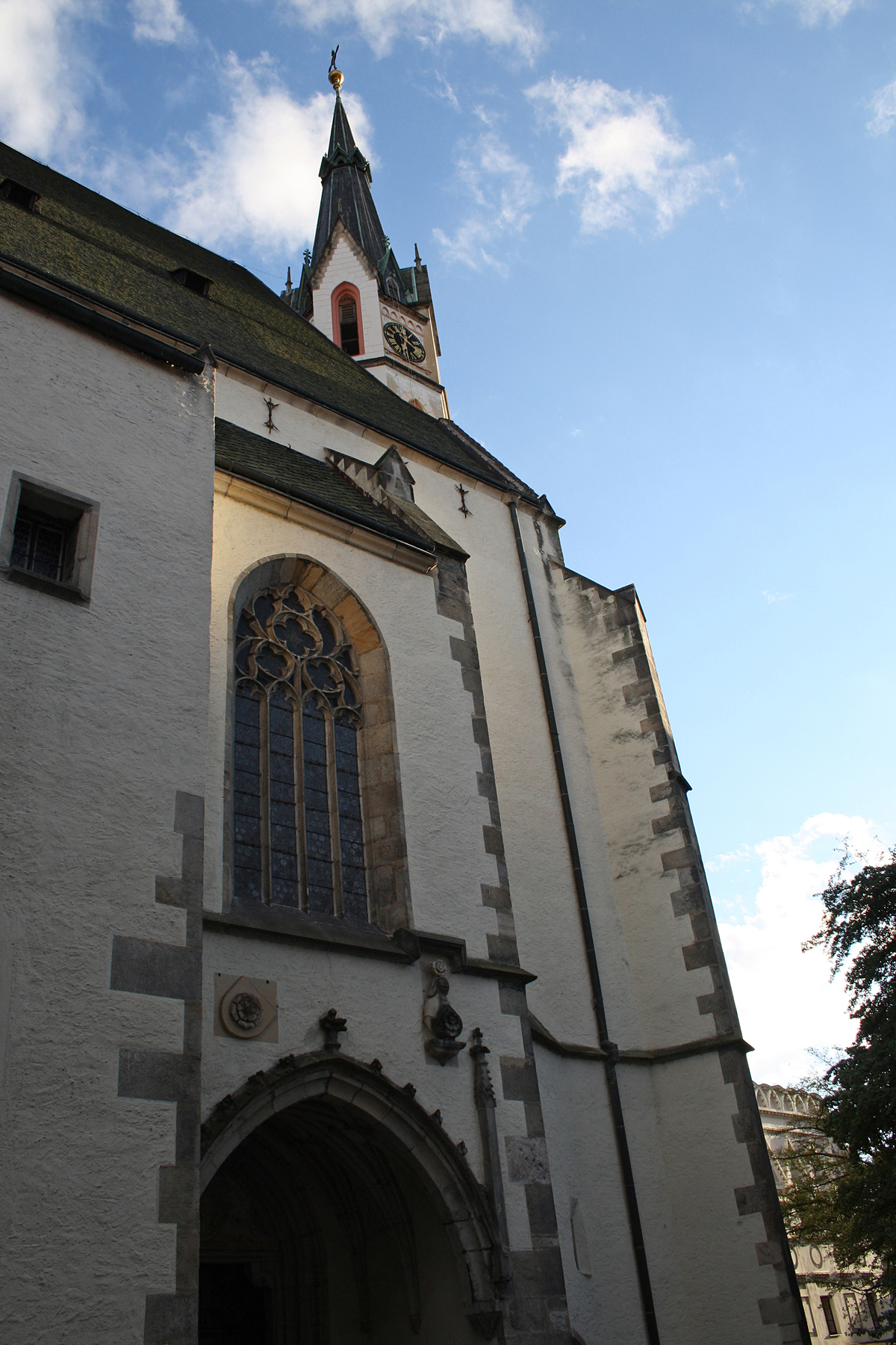 Cesky Krumlov. Krumau. Kirche St. Veit.