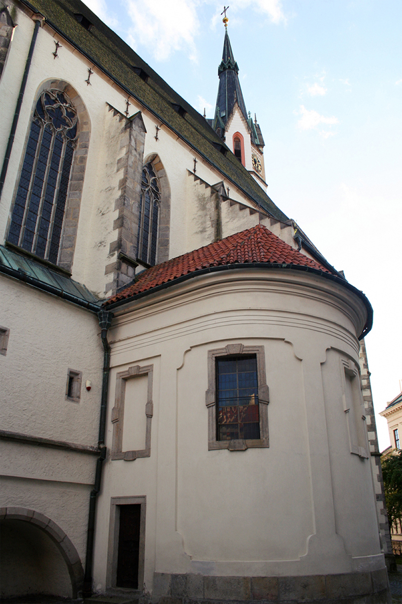 Cesky Krumlov. Krumau. Kirche St. Veit. Eleonore von Schwarzenberg.
