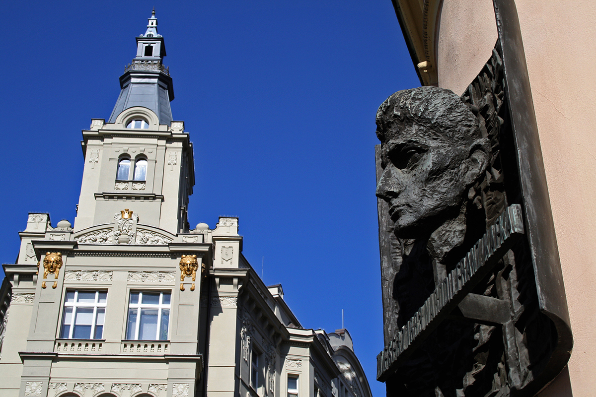 Prag, Kafkas Geburtshaus, Franz Kafka.