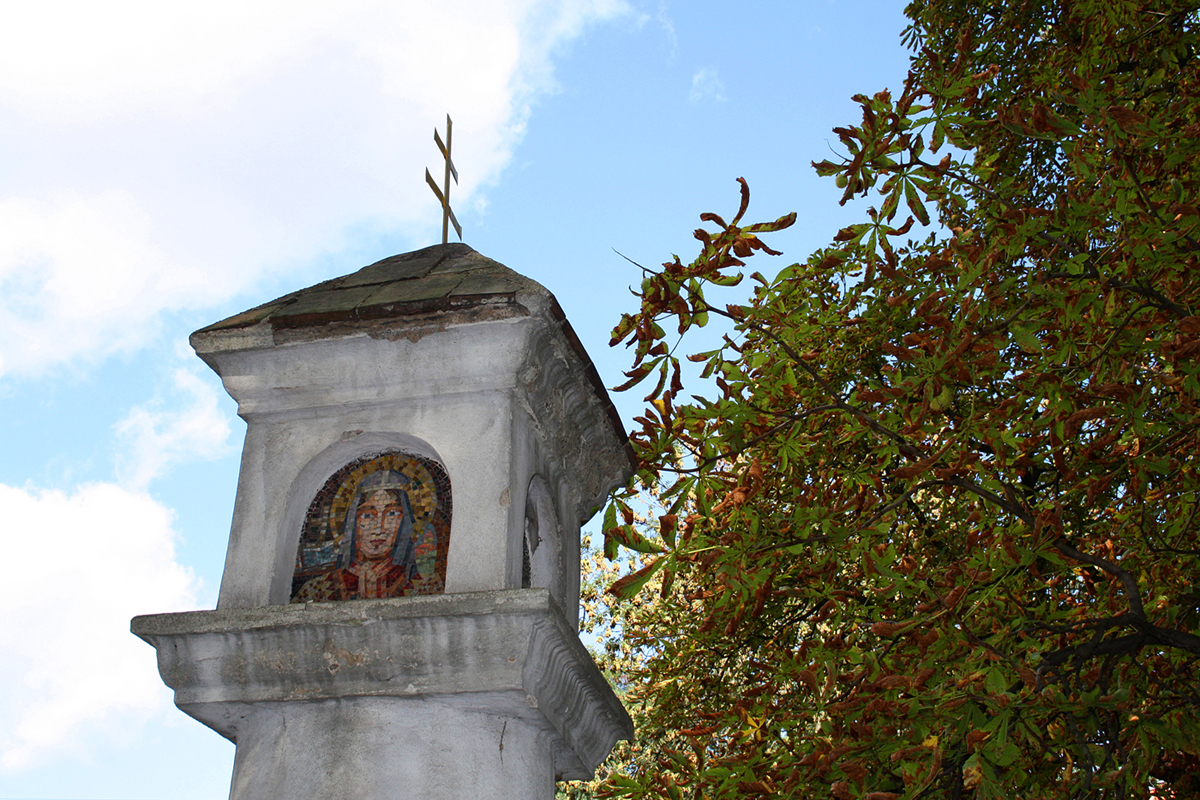 Prag. Vyšehrad. Das Marterl, eine Pestsäule.