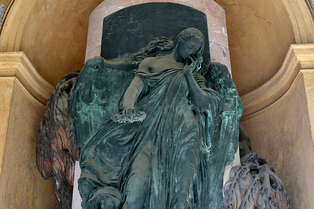 Prag. Vyšehrad. Friedhof.