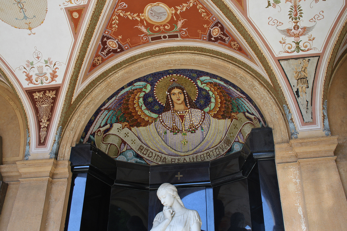 Prag. Vyšehrad. Friedhof.