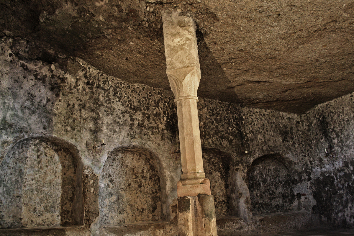 Salzburg. Die Katakomben.