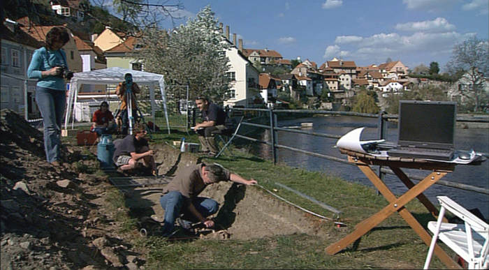 Cesky Krumlov. Krumau. Doku "Die Vampirprinzessin".