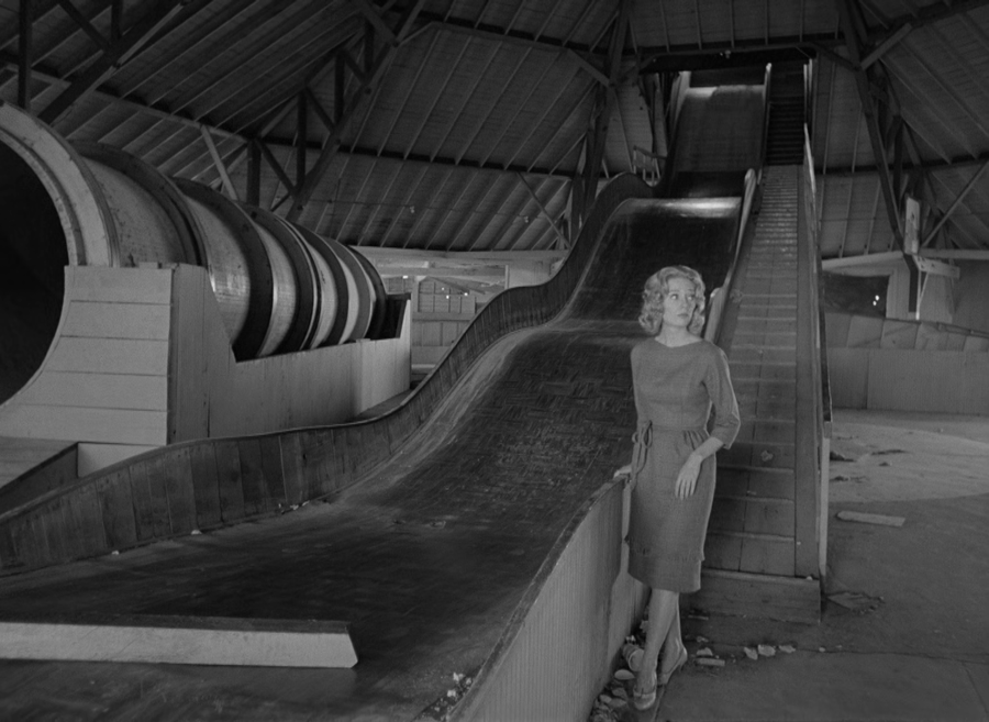 Candace Hilligoss in "Carnival of Souls" ("Tanz der toten Seelen"), 1962, Regie Herk Harvey.