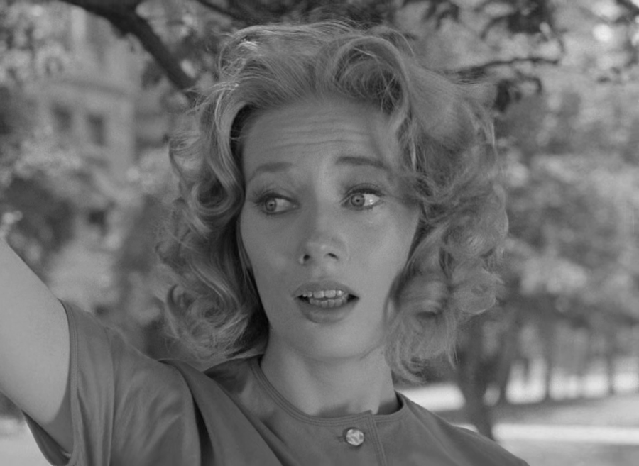 Candace Hilligoss in "Carnival of Souls" ("Tanz der toten Seelen"), 1962, Regie Herk Harvey.