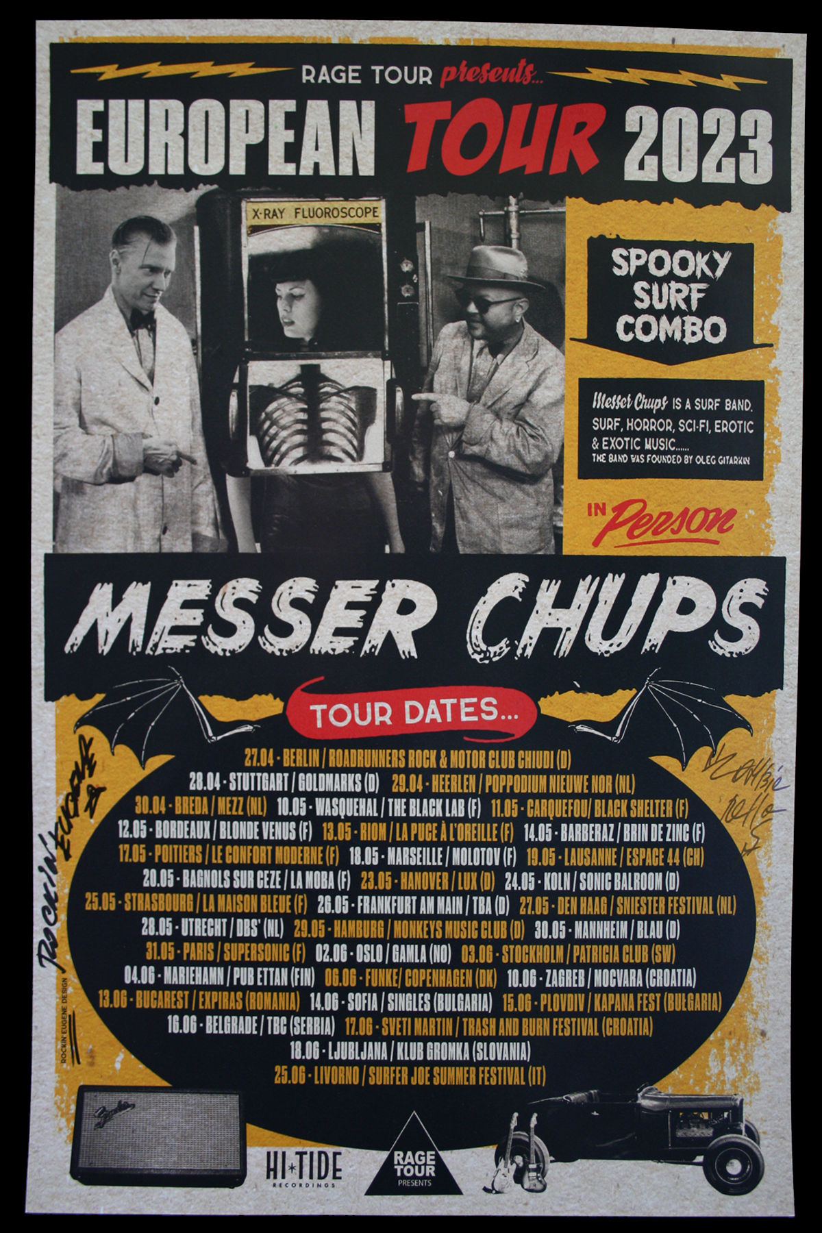 Messer Chups European Tour 2023. Artikel von Christian Erdmann.