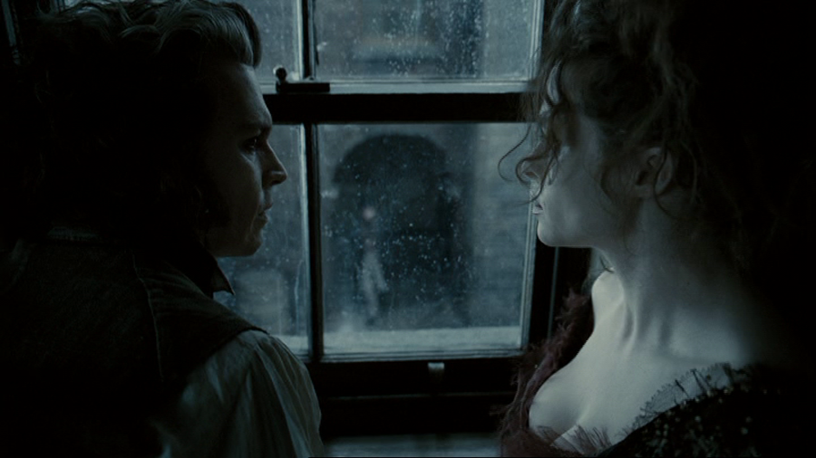 Johnny Depp und Helena Bonham Carter in "Sweeney Todd", Regie Tim Burton.