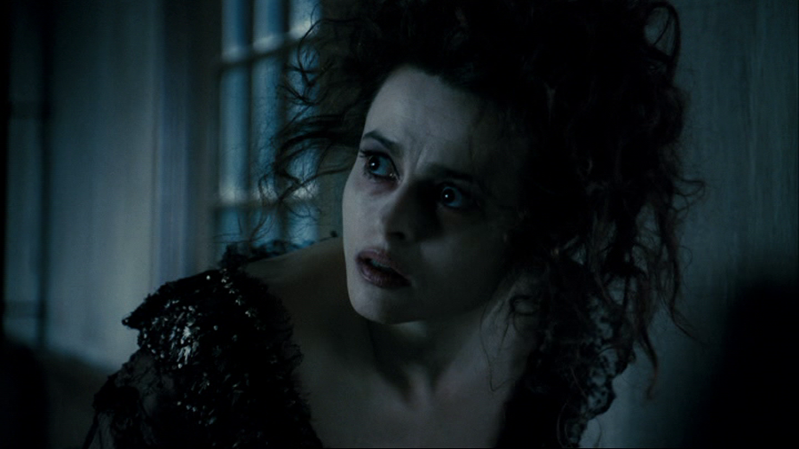 Helena Bonham Carter in "Sweeney Todd", Regie Tim Burton.