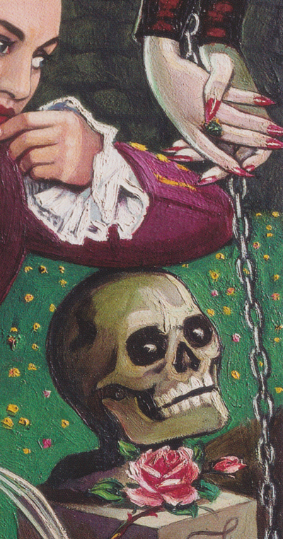 Christian Erdmann, Aljoscha der Idiot, Leseprobe. Bild von Clovis Trouille.