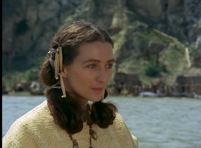 Christine Kaufmann als Labiskwee in "Lockruf des Goldes", Fernsehfilm in 4 Teilen von 1975, 4. Teil: "Vierauge". Artikel von Christian Erdmann.