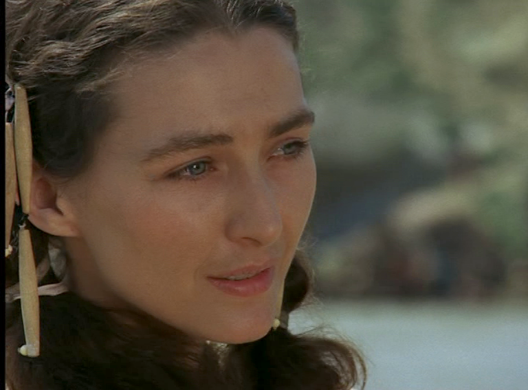 Christine Kaufmann als Labiskwee in "Lockruf des Goldes", Fernsehfilm in 4 Teilen von 1975, 4. Teil: "Vierauge". Artikel von Christian Erdmann.