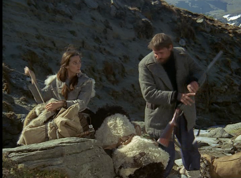 Christine Kaufmann als Labiskwee in "Lockruf des Goldes", Fernsehfilm in 4 Teilen von 1975, 4. Teil: "Vierauge". Artikel von Christian Erdmann.