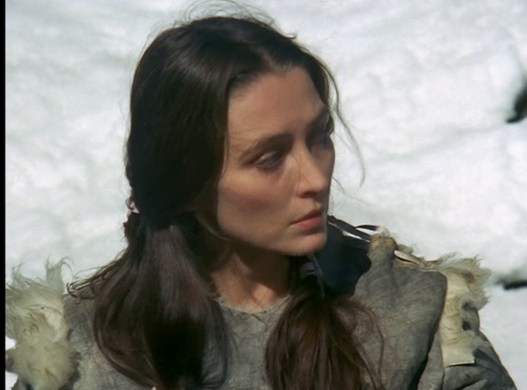 Christine Kaufmann als Labiskwee in "Lockruf des Goldes", Fernsehfilm in 4 Teilen von 1975, 4. Teil: "Vierauge". Artikel von Christian Erdmann.