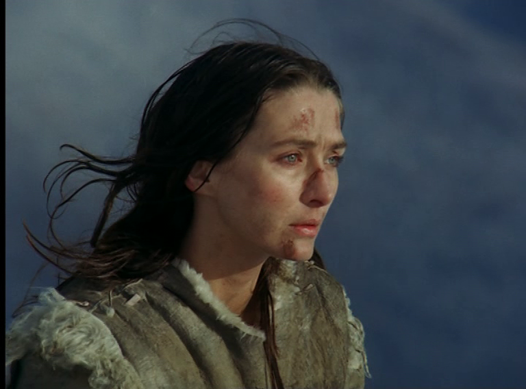 Christine Kaufmann als Labiskwee in "Lockruf des Goldes", Fernsehfilm in 4 Teilen von 1975, 4. Teil: "Vierauge". Artikel von Christian Erdmann.