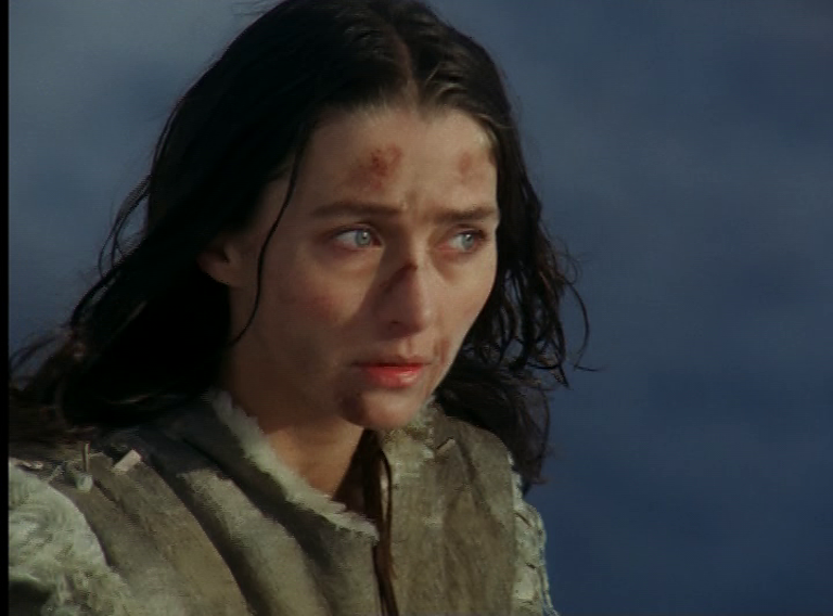 Christine Kaufmann als Labiskwee in "Lockruf des Goldes", Fernsehfilm in 4 Teilen von 1975, 4. Teil: "Vierauge". Artikel von Christian Erdmann.