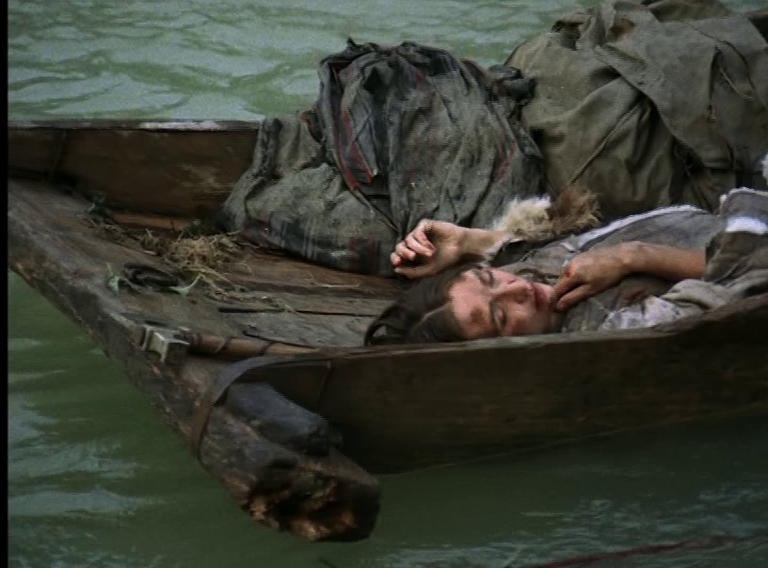 Christine Kaufmann als Labiskwee in "Lockruf des Goldes", Fernsehfilm in 4 Teilen von 1975, 4. Teil: "Vierauge". Artikel von Christian Erdmann.