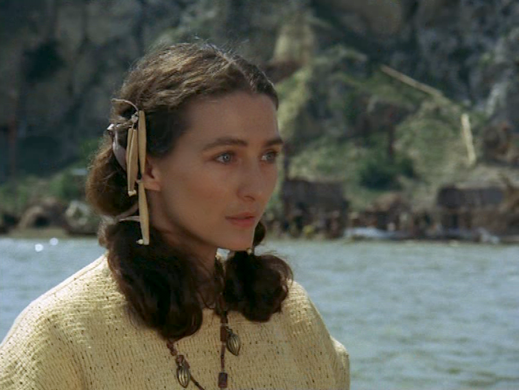 Christine Kaufmann als Labiskwee in "Lockruf des Goldes", TV-Mehrteiler des ZDF von 1975, Teil IV: Vierauge. Artikel von Christian Erdmann.