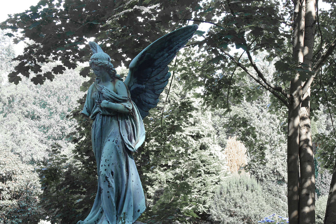 Friedhof Ohlsdorf Hamburg. Ohlsdorf Cemetery Hamburg. Foto von Christian Erdmann.