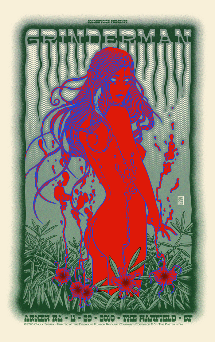 Grinderman Poster. Text Christian Erdmann.