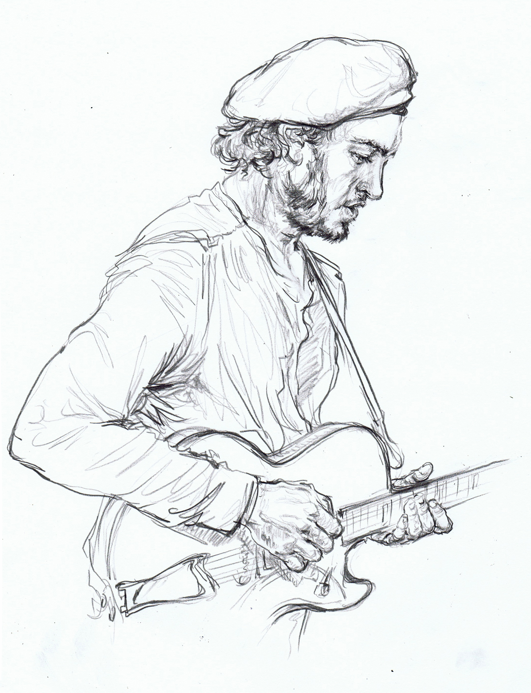 Night Beats, Hamburg 2019. Text Christian Erdmann, Zeichnung von Paula K. Völker.