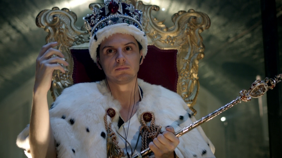 Andrew Scott als Moriarty in "Sherlock - Der Reichenbachfall".