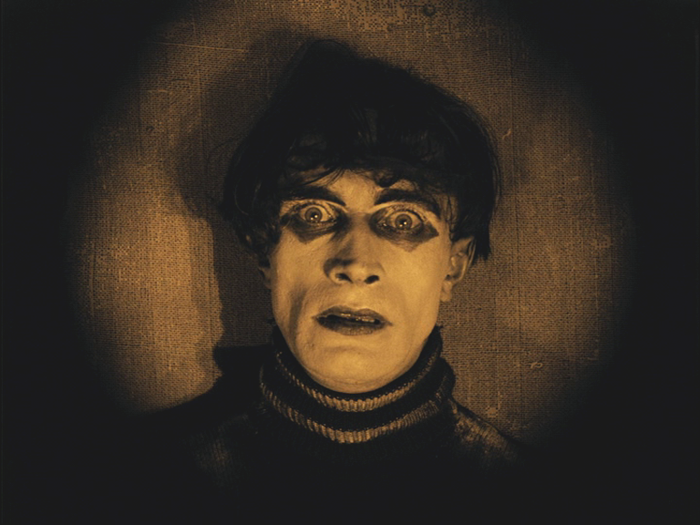 Das Cabinet des Dr. Caligari, 1920, Conrad Veidt in der Rolle des Cesare.