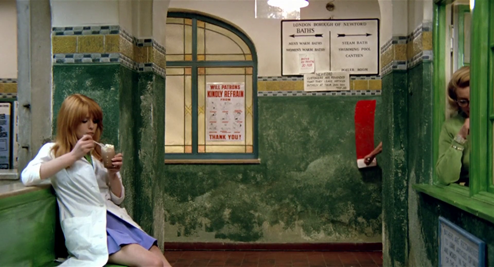 Jane Asher in "Deep End" von Jerzy Skolimowski, 1970.