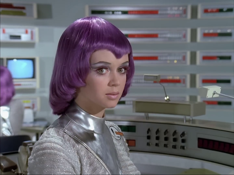 Gabrielle Drake als Lt. Ellis in der TV-Serie "UFO".