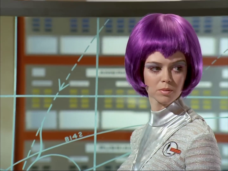 Gabrielle Drake als Lt. Ellis in der TV-Serie "UFO".