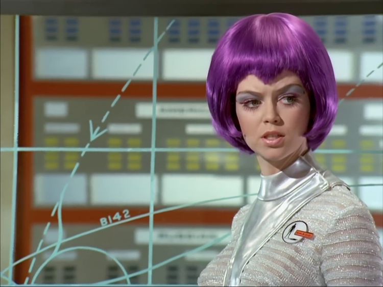 Gabrielle Drake als Lt. Ellis in der TV-Serie "UFO".