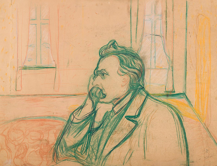 Diskussion mit Christian Erdmann über Friedrich Nietzsche im SPIEGEL ONLINE Forum "Literatur - Was lohnt es noch, zu lesen?" Bild: Friedrich Nietzsche von Edvard Munch.