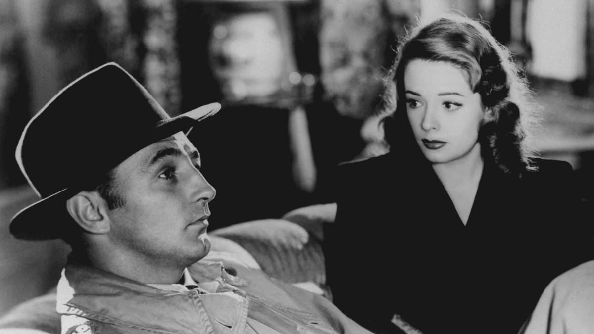 Robert Mitchum, Jane Greer in "Out Of The Past", 1947, Regie Jacques Tourneur.