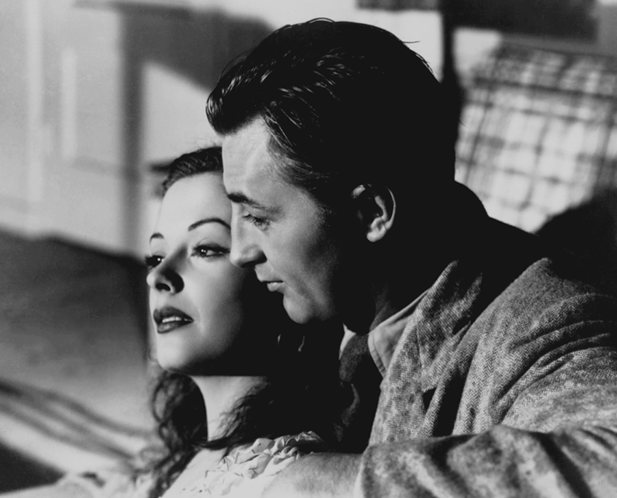 Jane Greer und Robert Mitchum in "Out Of The Past", 1947, Regie Jacques Tourneur.