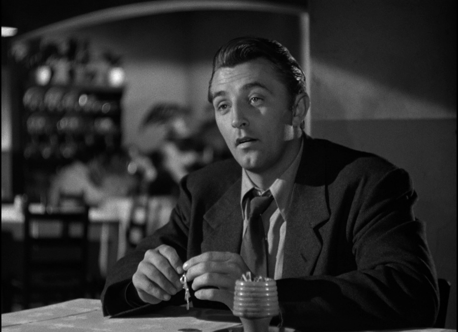 Robert Mitchum in "Out Of The Past", 1947, Regie Jacques Tourneur.