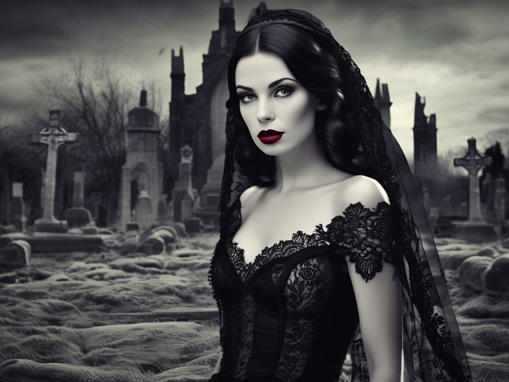 Brides of Dracula. AI Artwork Christian Erdmann.