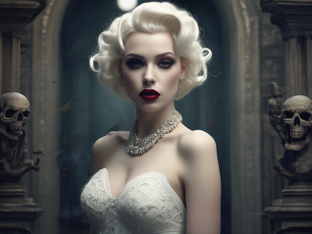 Brides of Dracula. AI Artwork Christian Erdmann.