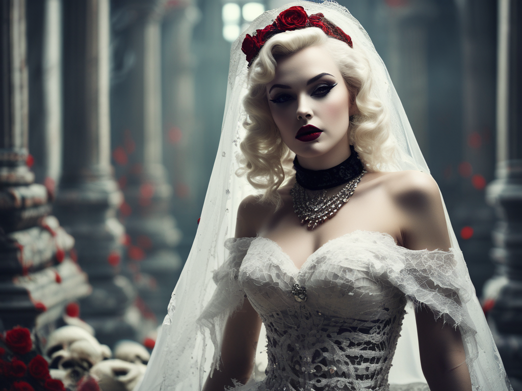 Brides of Dracula. AI Artwork Christian Erdmann.