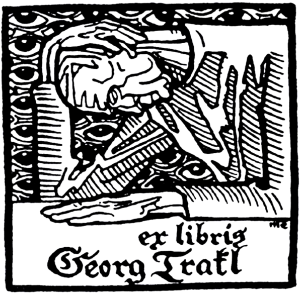Georg Trakl Ex Libris.
